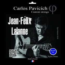 Classic guitar set Jean-Félix Lalanne Titanium nylon normal tension
